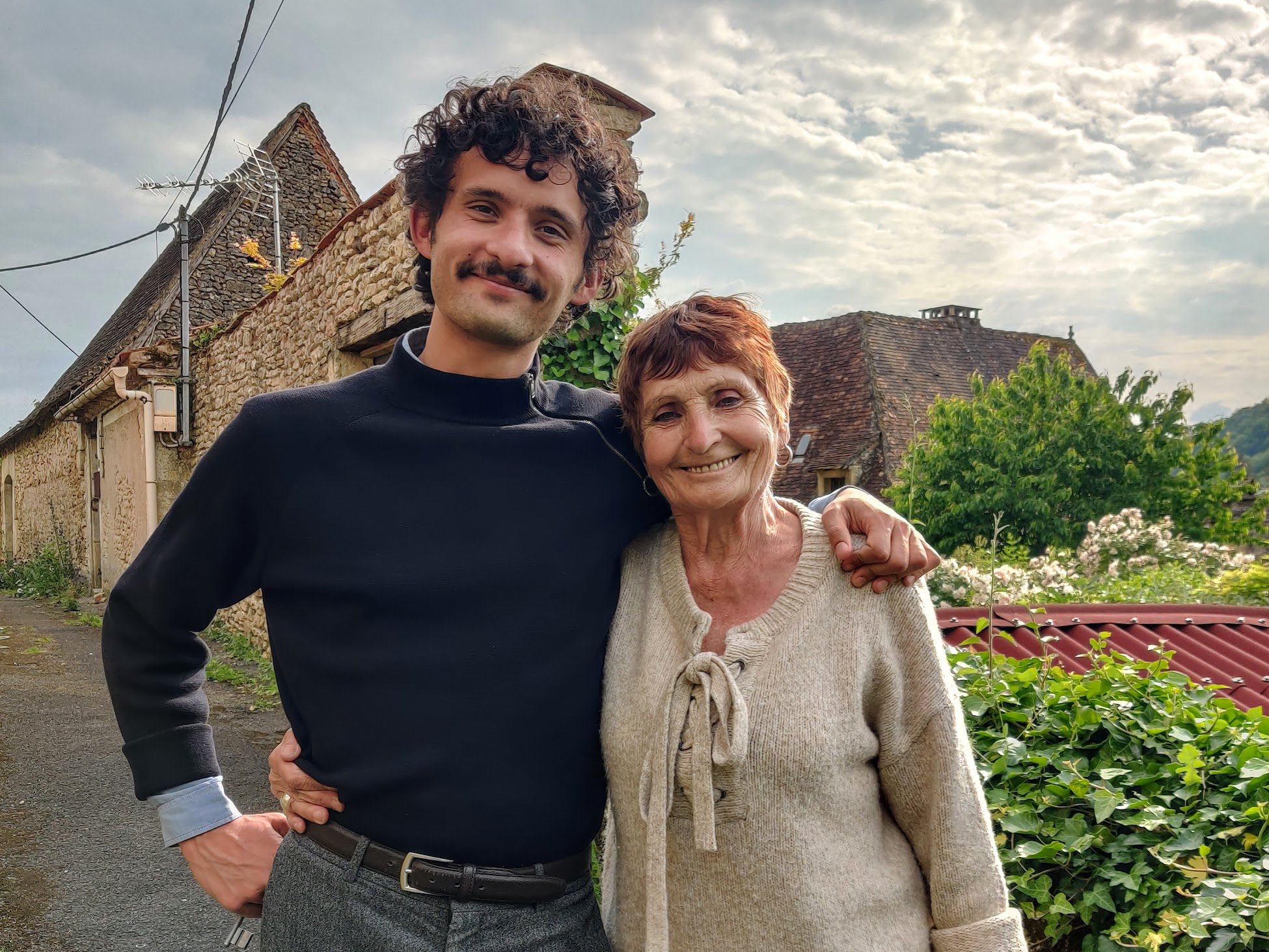 Ma grand-mère et moi, en pleine inquiétude