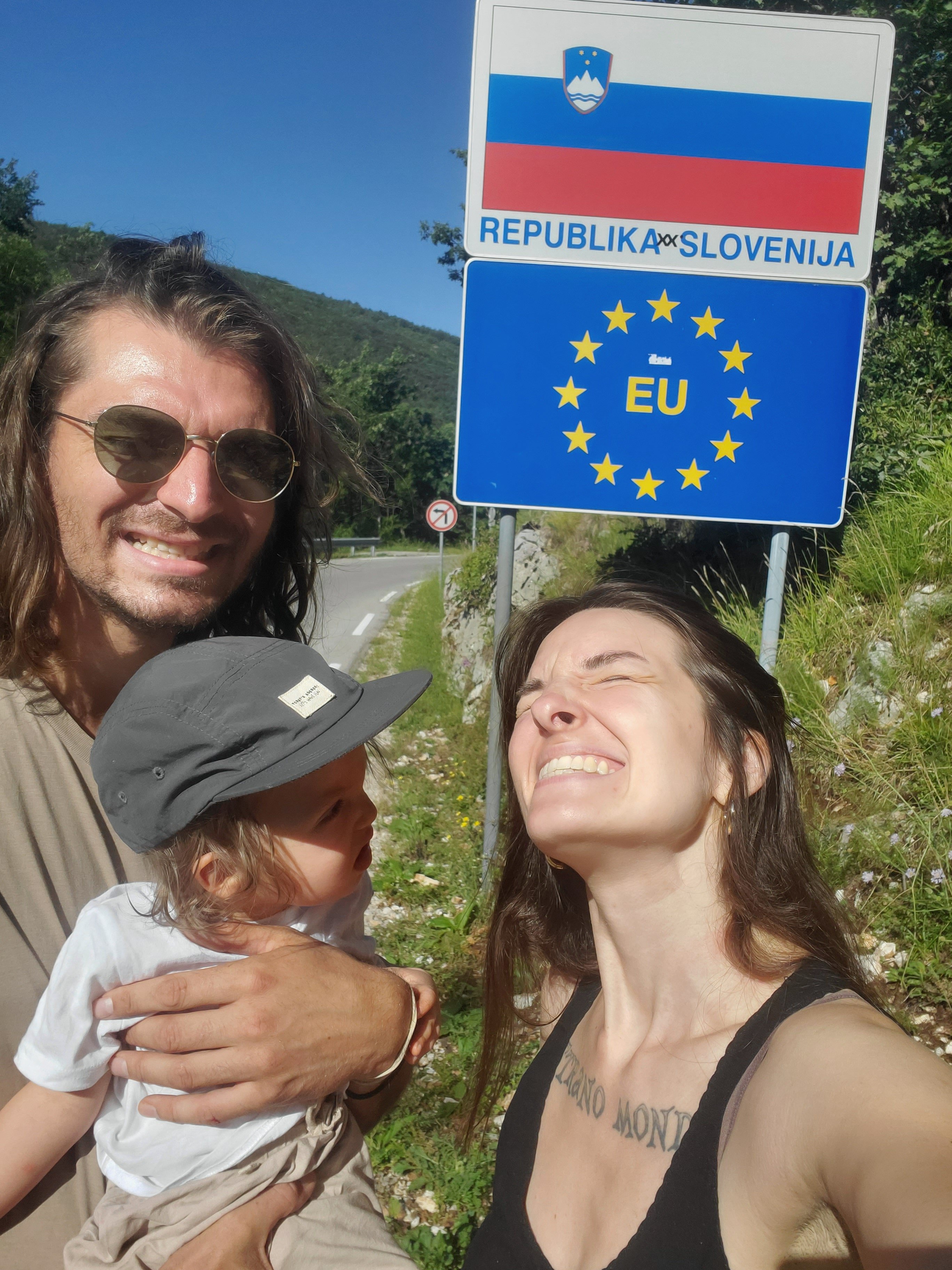 Fraîchement arrivés en Slovénie !