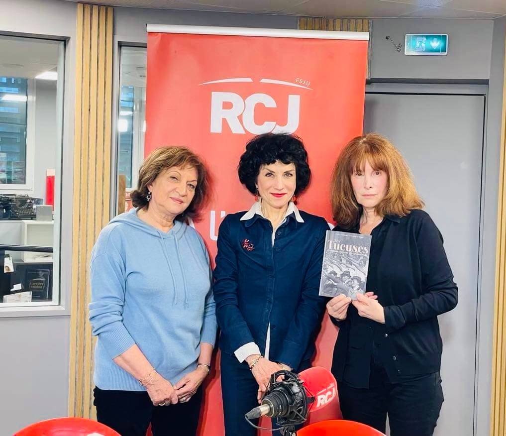 Sur Radio RCJ, les auteurs Minou Azoulai (à g.) et Véronique Timsit. L'émission "Les rencontres de Catherine Schwaab" est diffusée dimanche 7 mai à 13 h puis accessible sur le site radiorcj.info.