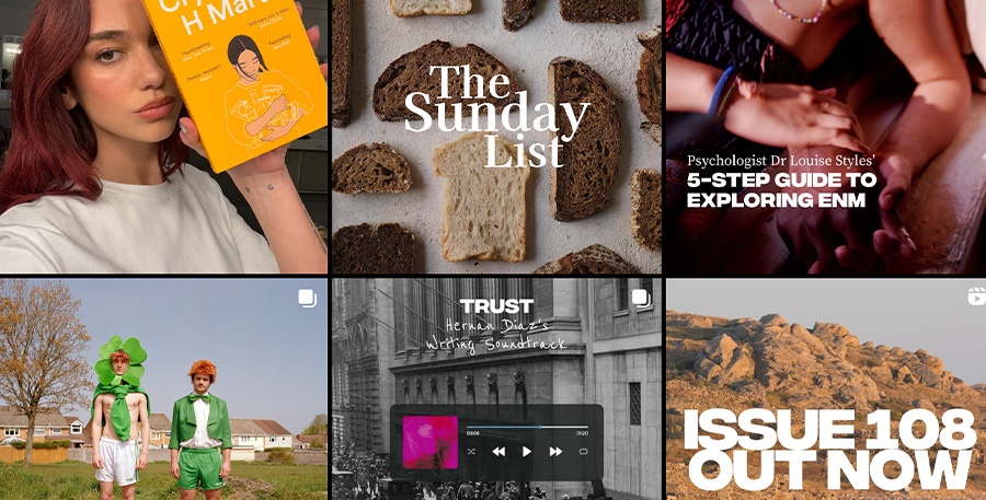 Newsletter, lecture, bouffe, musique... un exemple du feed de « Service95 » // © Service95