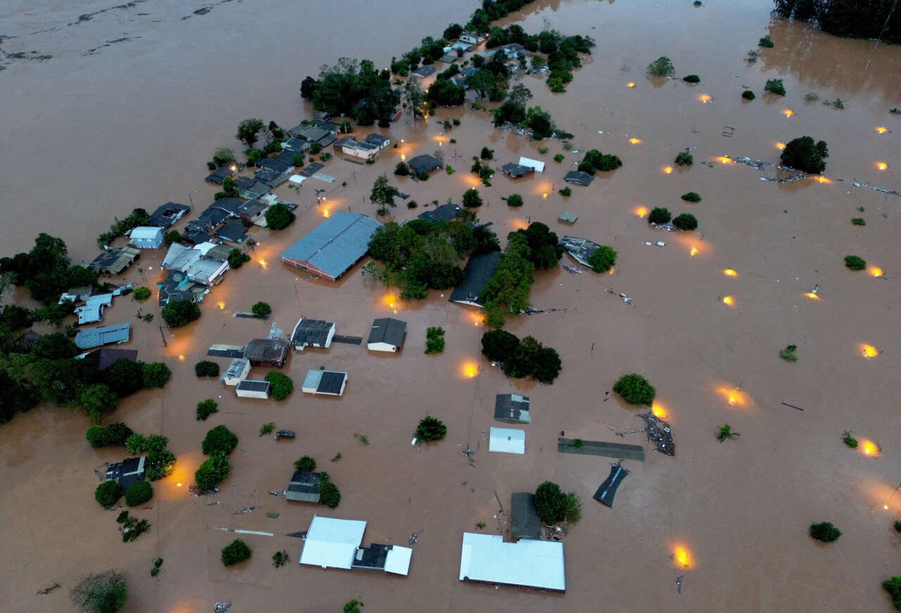 Les inondations dans le sud du Brésil ont causé des dégâts considérables. (photo Diego Vara)
