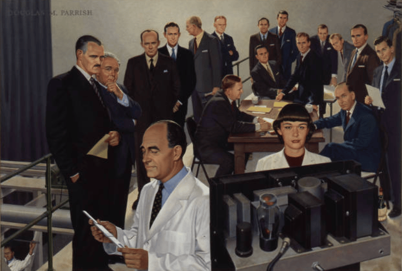 Douglas M. Parrish, First Controlled Nuclear Chain Reaction, c. 1968