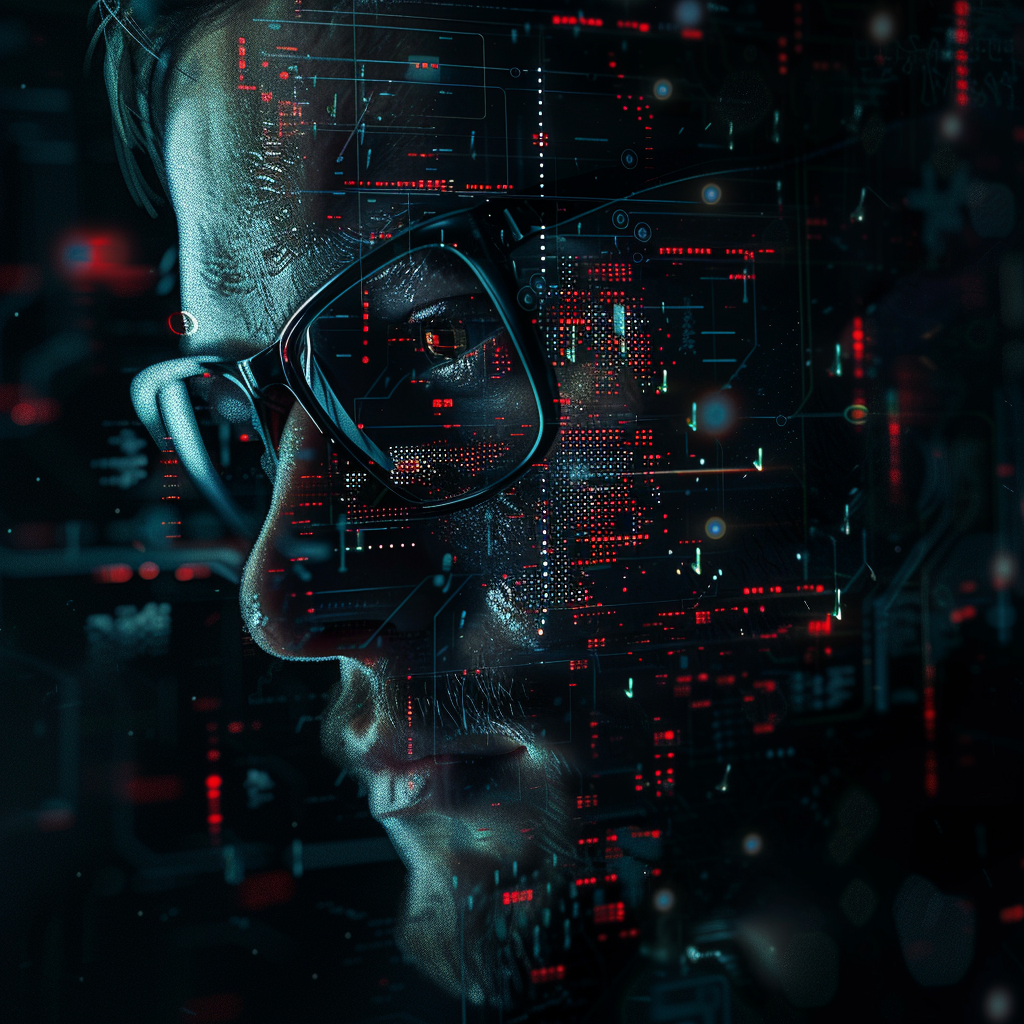 “Surveiller la cybersécurité de l’IA” (Qant, M. de R. avec Midjourney)