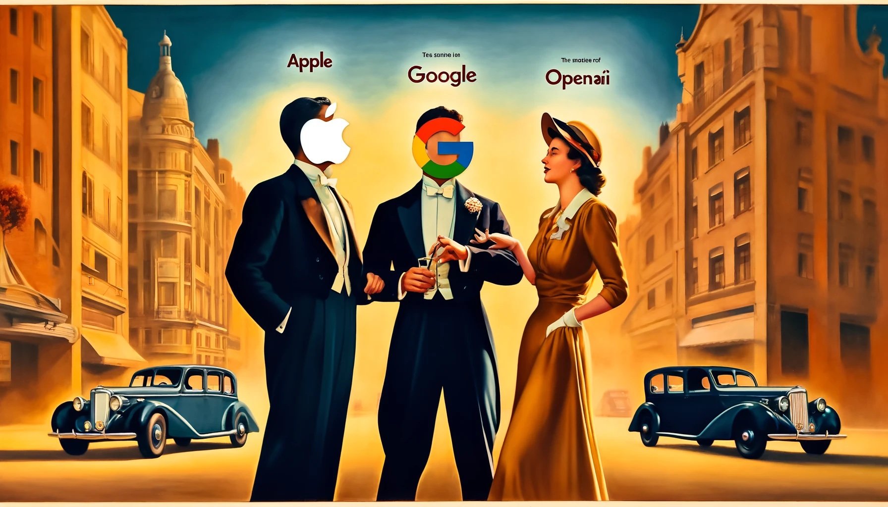 OpenAI s'introduit dans la rivalité entre Apple et Google (Qant avec GPT-4o, dans le style des Grandes Manœuvres)