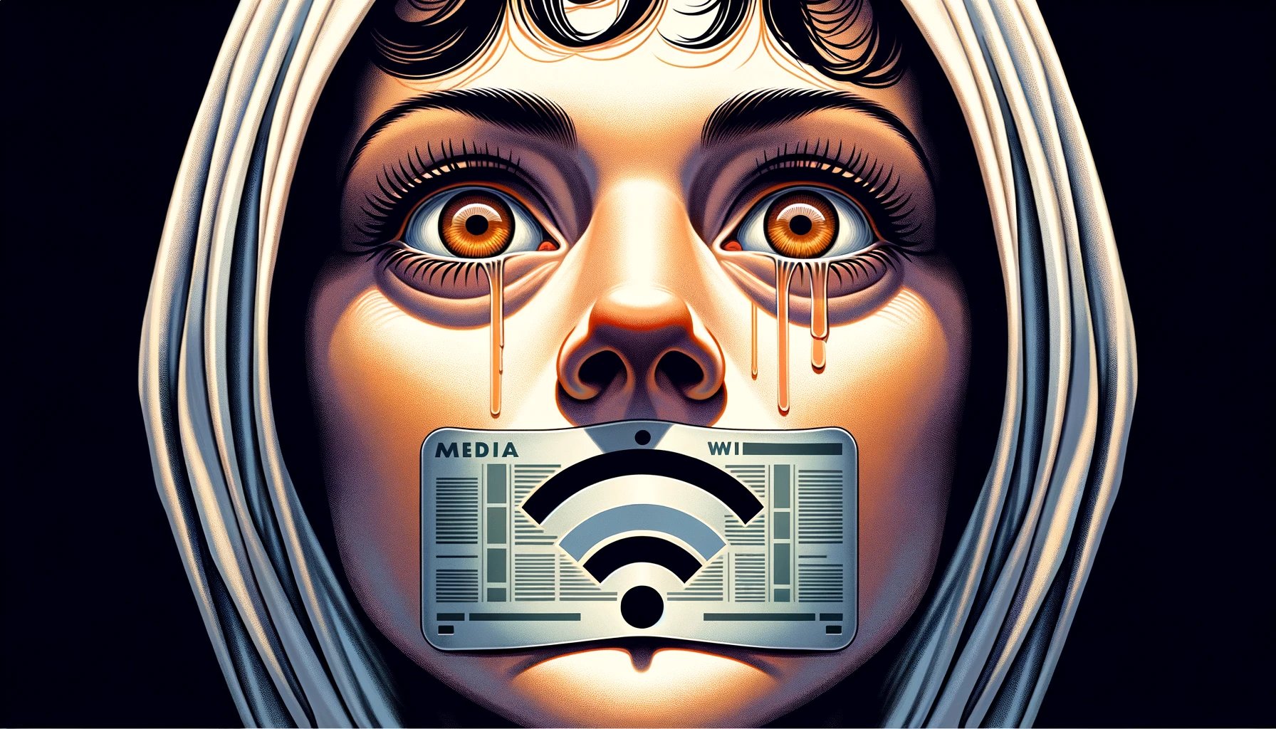 L'évolution des technologies réduit les médias au silence (Qant avec GPT-4o, dans le style du Silence des Agneaux)