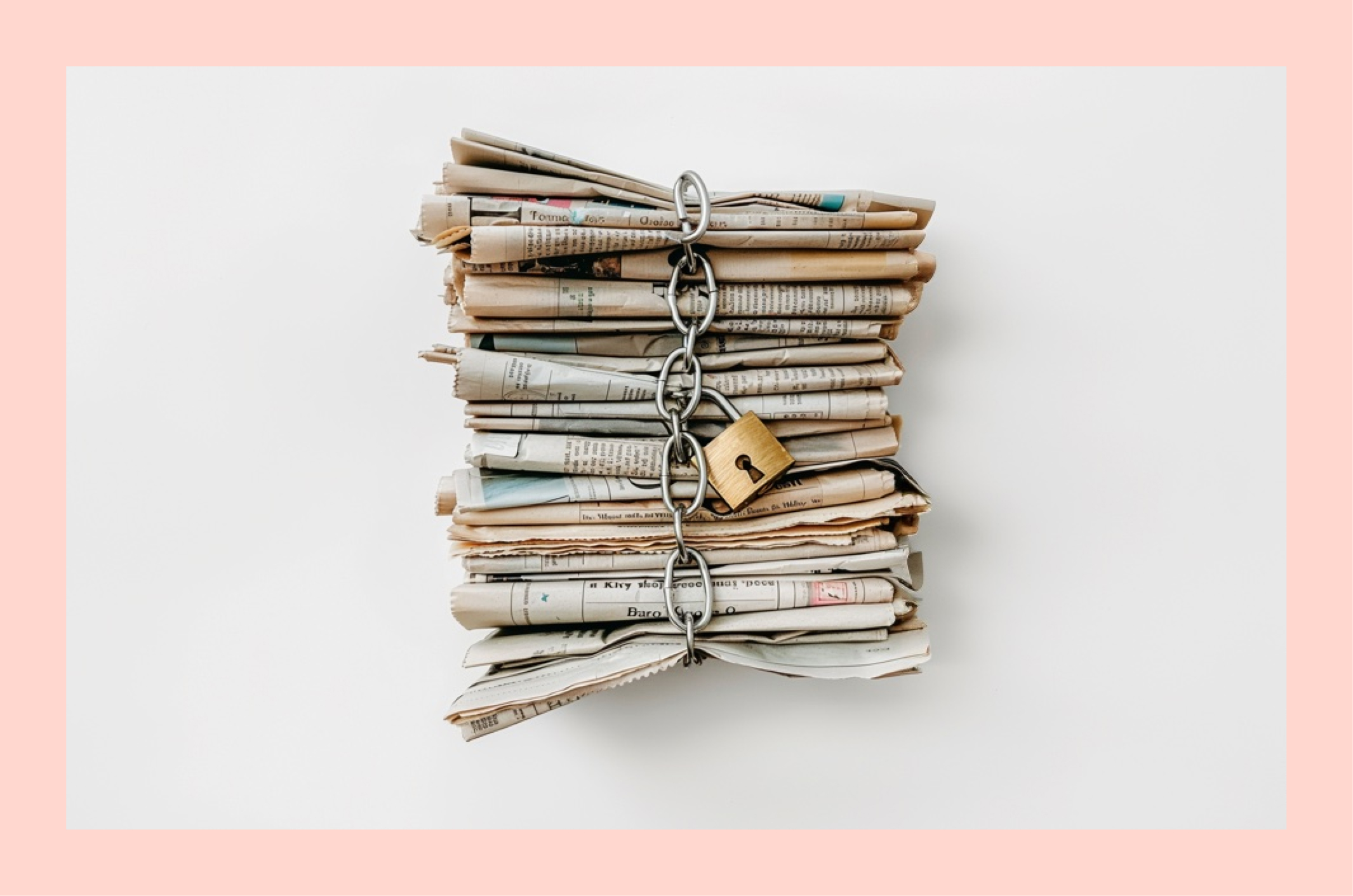 La presse repasse sous clé - Réalisé avec Midjourney