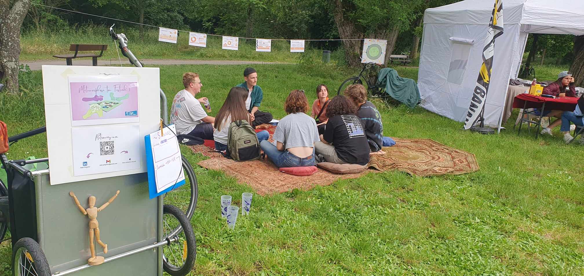 Le vendredi soir 24 mai avec un groupe de 7 étudiants