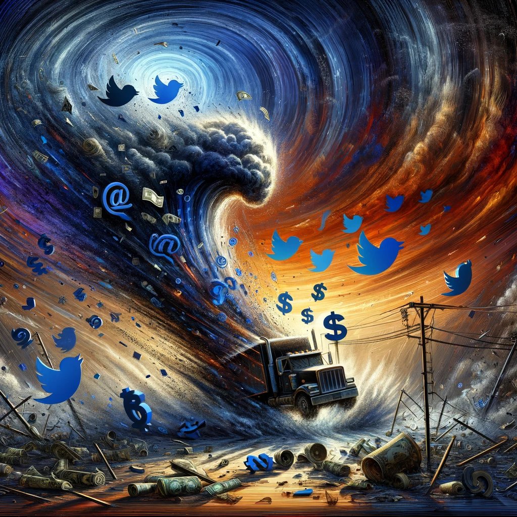 "A Musk business strategy", © Qant, avec Dall-e