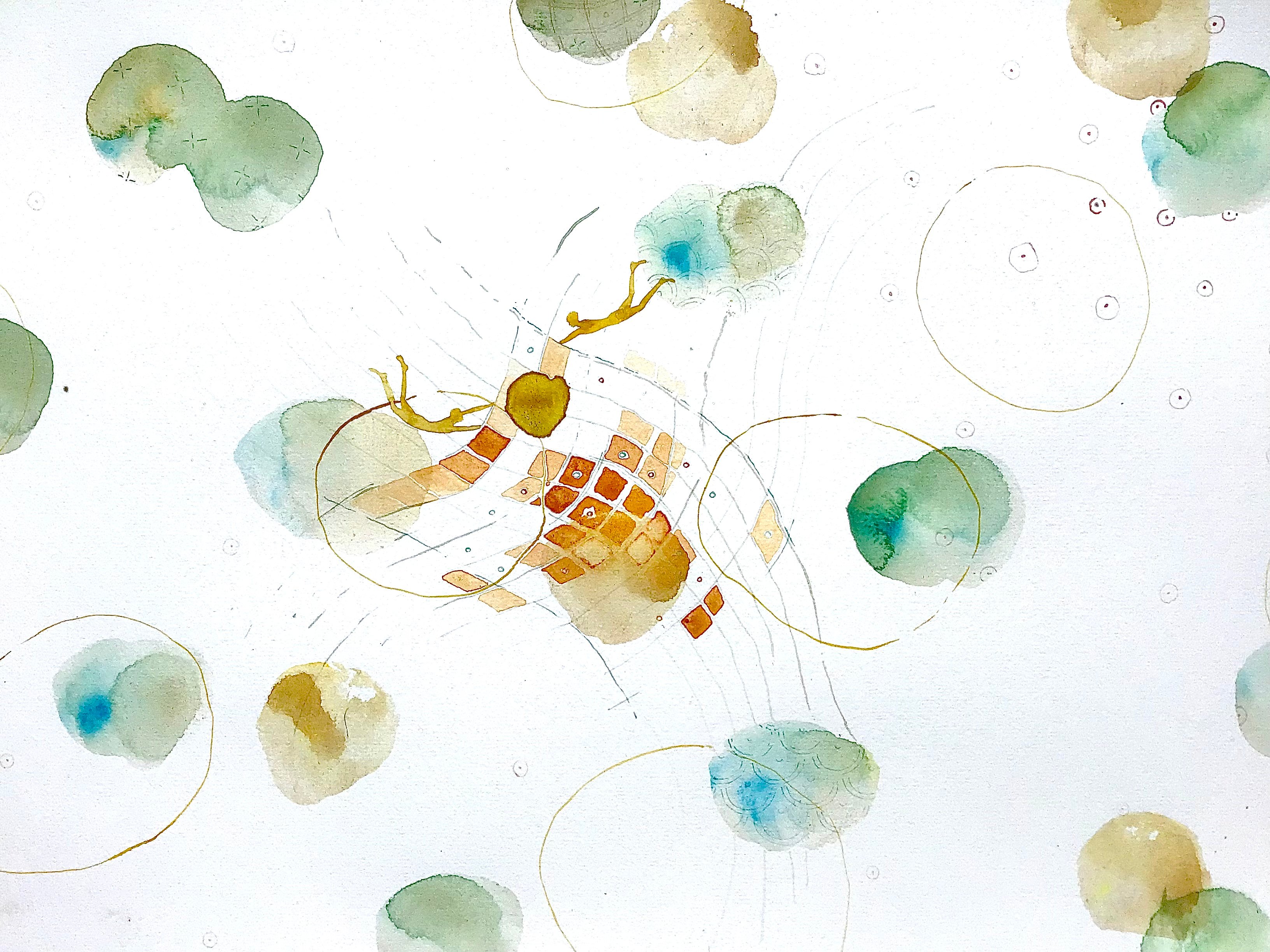 Sans titre connu, Aquarelle sur papier, 29,7/42 cm, Mai 2024