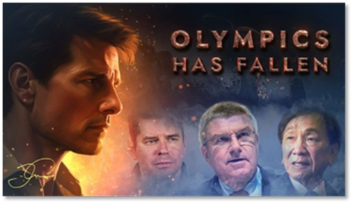 Visuel du faux documentaire "Olympics Has Fallen" (Source : Microsoft)