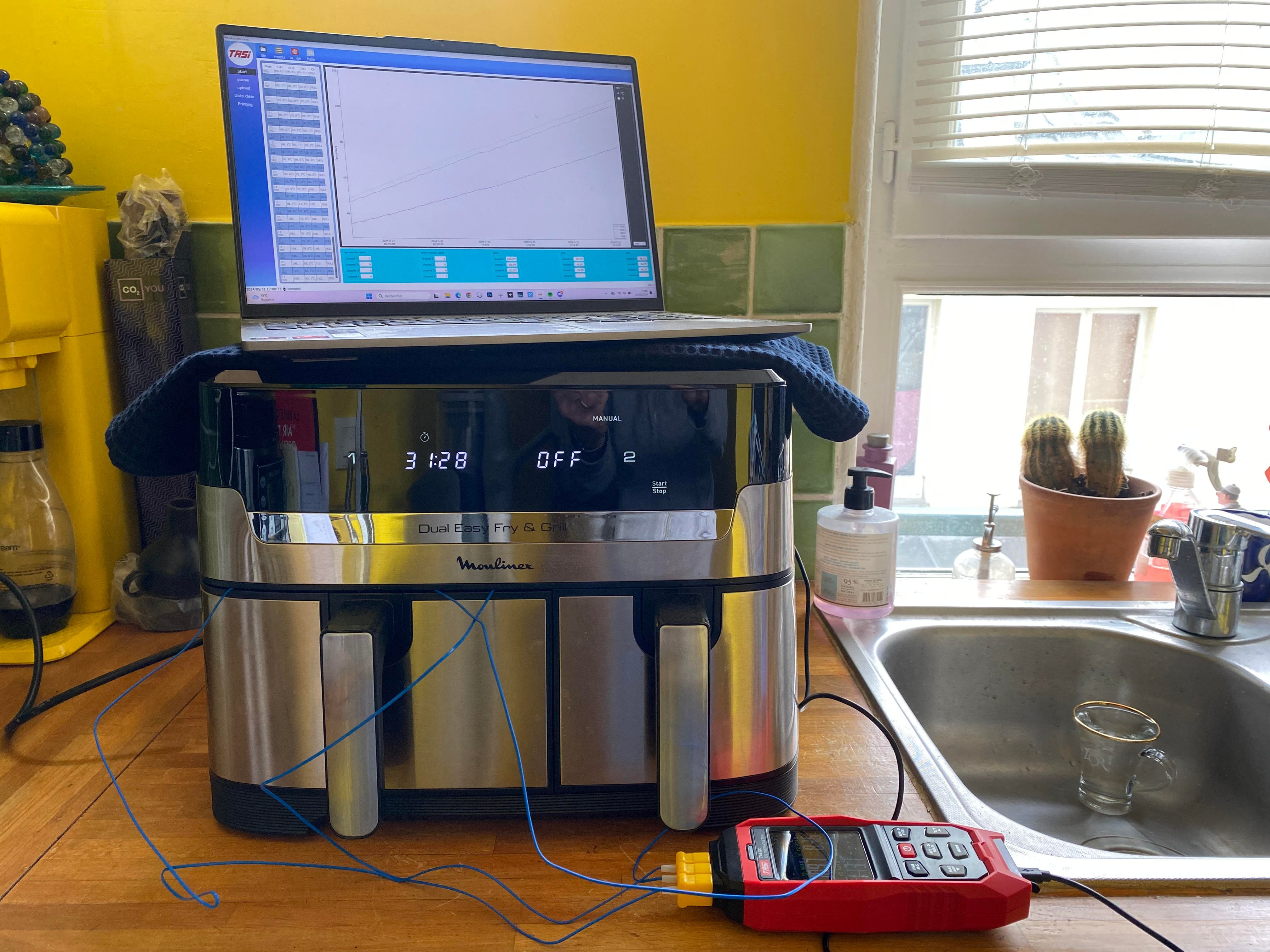 L'airfryer Moulinex au labo (c) Labo Maison