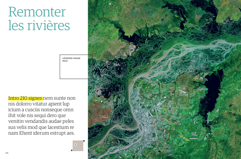 Extrait de la maquette de Géoconscience (avec le fleuve Amour, le plus grand fleuve de Sibérie)