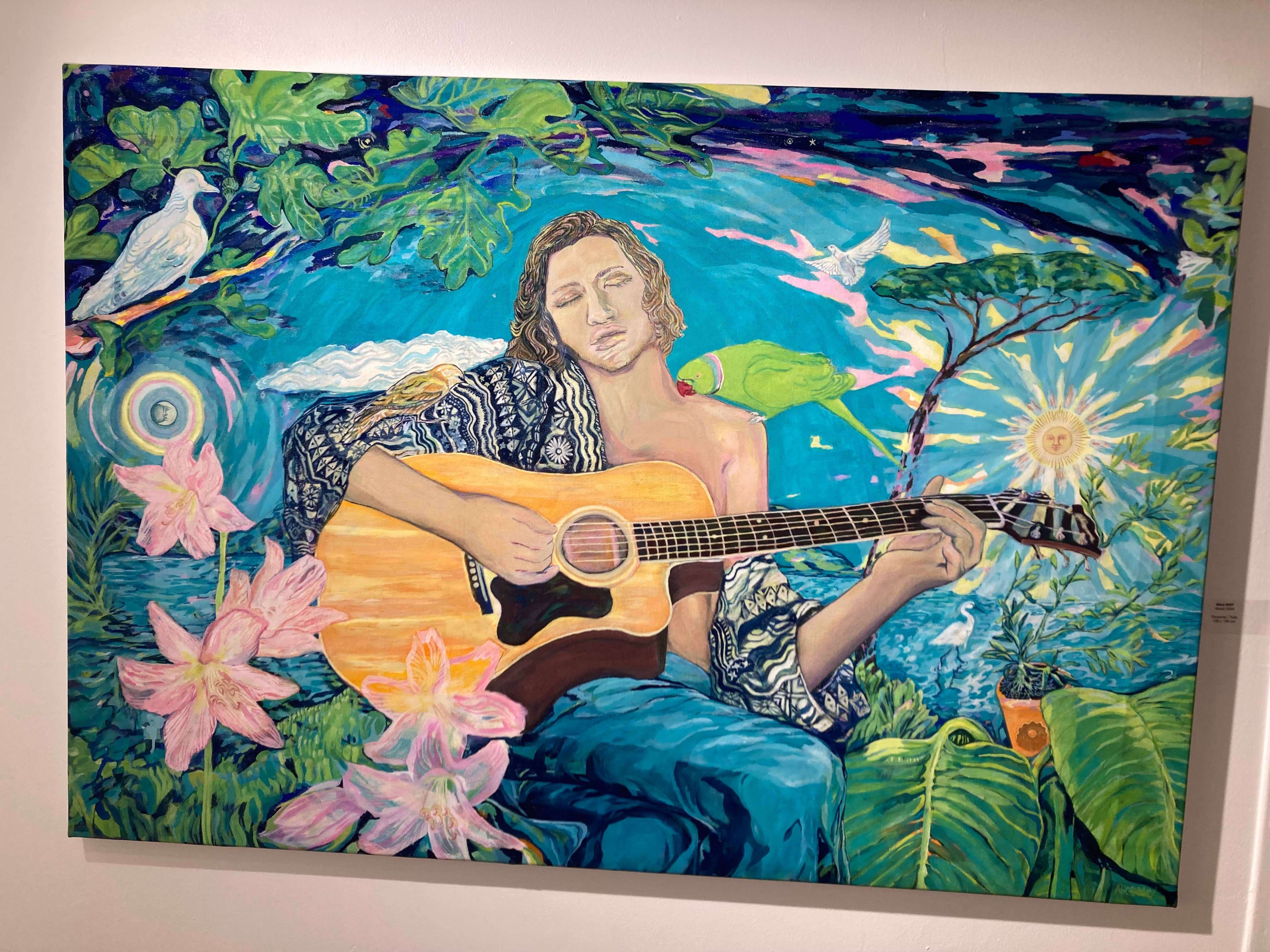 "Music 2024" par Alice May (100/136 cm - 2800 euros)