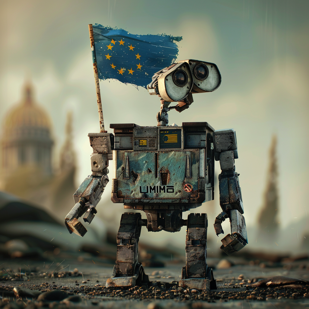 “Le retard technologique de l’Europe” (Qant, M. de R. avec Midjourney)