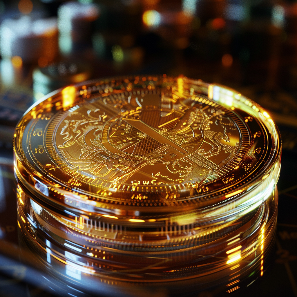 “L’euro numérique se dessine” (Qant, M. de R. avec Midjourney)