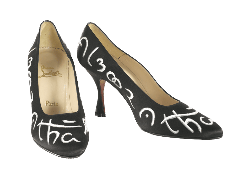 Un de ses toutes premières créations quand, jeune designer, il travaillait pour... Louboutin