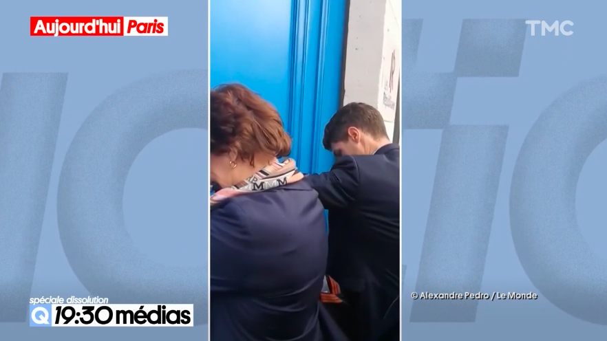 Capture d’écran de l’émission Quotidien, sur TMC le 12 juin