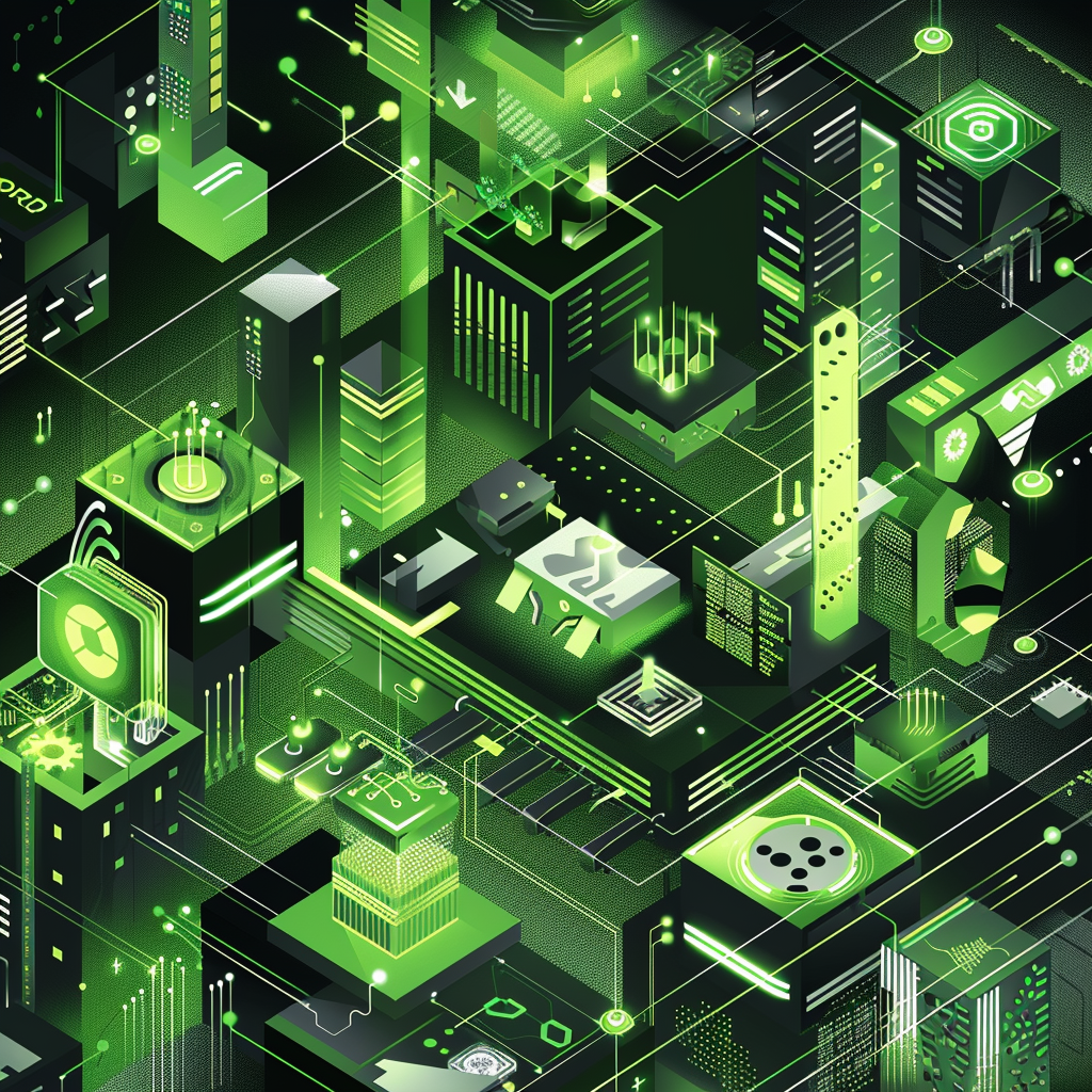 “Nvidia inspire l’IA” (Qant, M. de R. avec Midjourney)