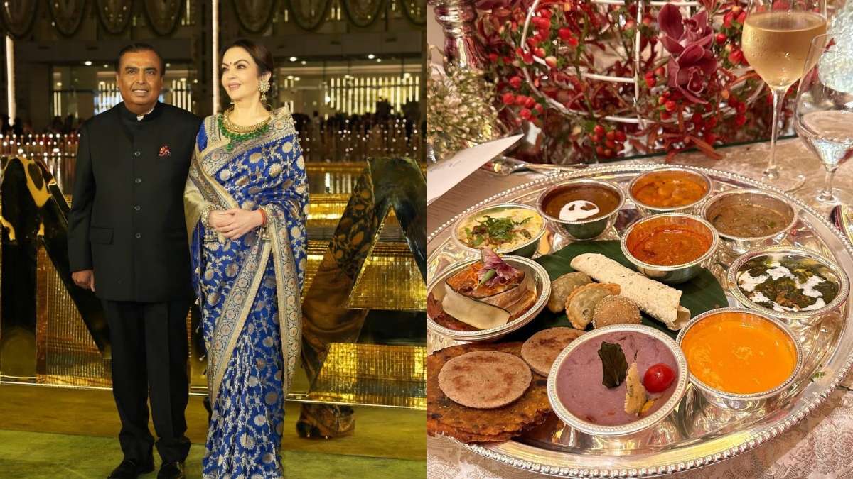 En 2023, sur des plateaux d'argent, à Hollywood , une célébration gastronomique de Bollywood par le couple Ambani. Mais au mariage de leur fils, les chefs ont servi caviar, boeuf et tiramisu !