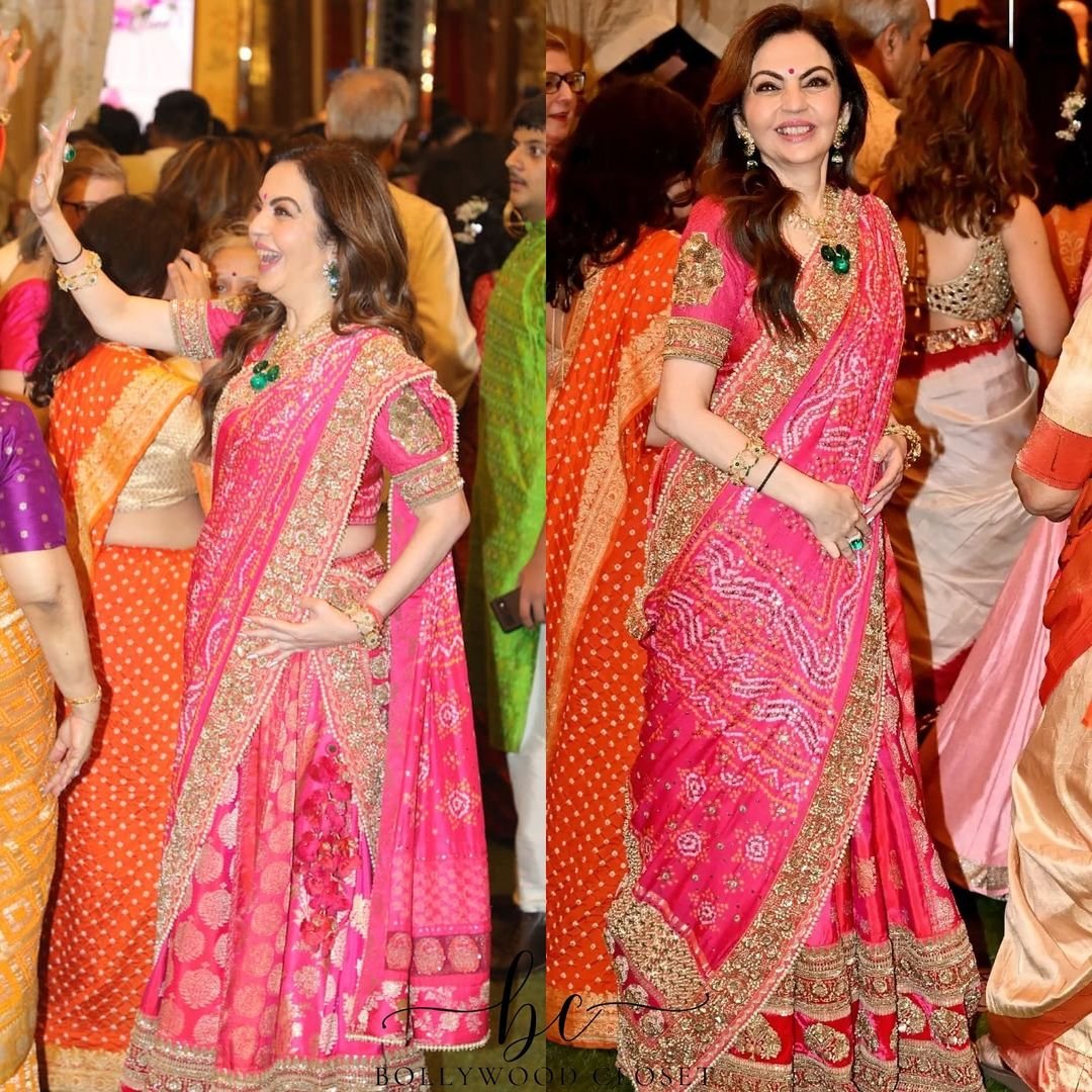 La reine-mère, une vraie maharani stakhanoviste qui a tout supervisé : c'est son troisième mariage, le dernier, ouf. 