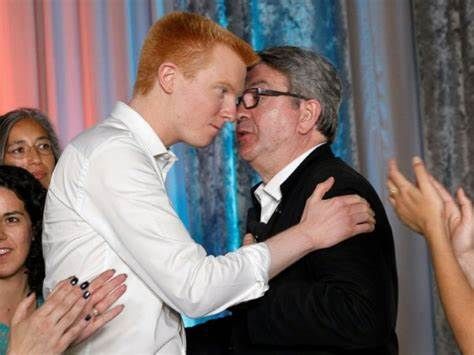 Jean-Luc Mélenchon et Adrien Quatennens lors de l'assemblée représentative de La France Insoumise à Paris 23 juin 2019 AFP - GEOFFROY VAN DER HASSELT