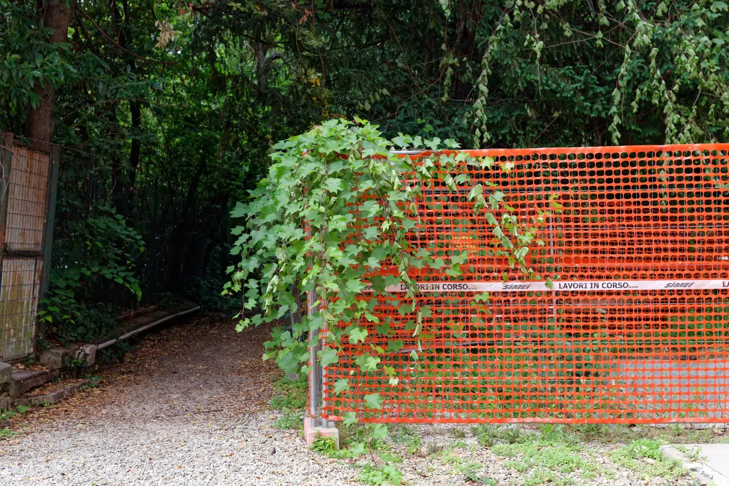 Le jardin était en travaux. C'est pas la partie la plus impressionnante, là, mais j'aime bien l'harmonie des couleurs, un peu gâchée par la compression pour le web cela dit, comme toutes les autres photos, désolé.