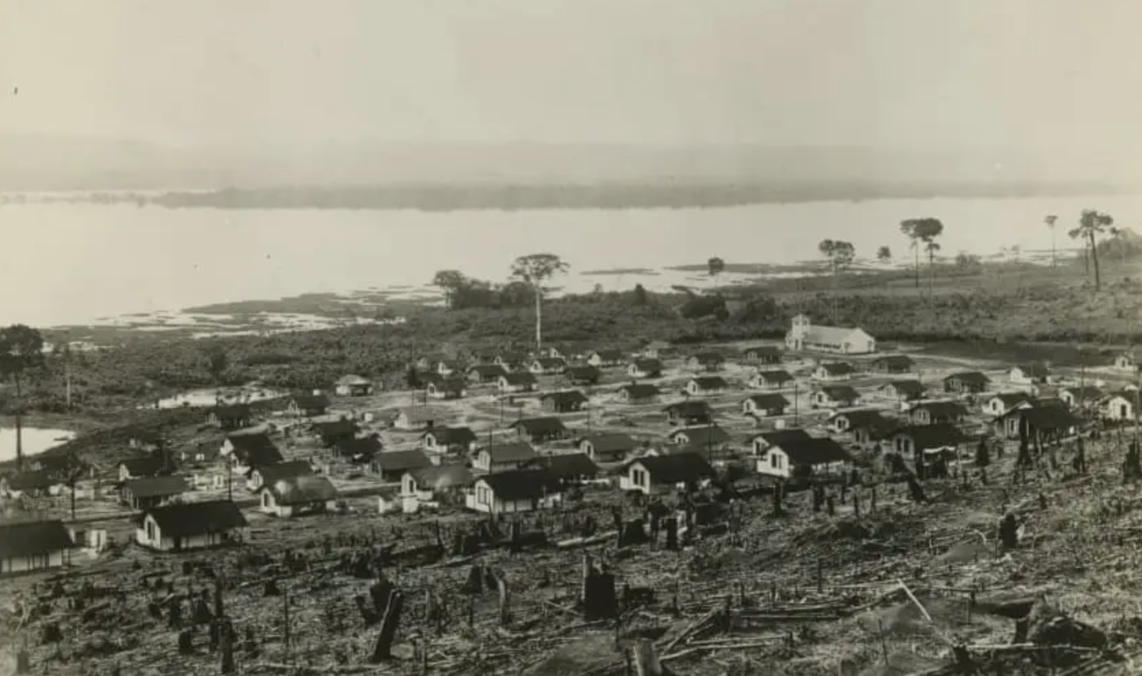 Fordlandia peu après sa construction (c) Iphan
