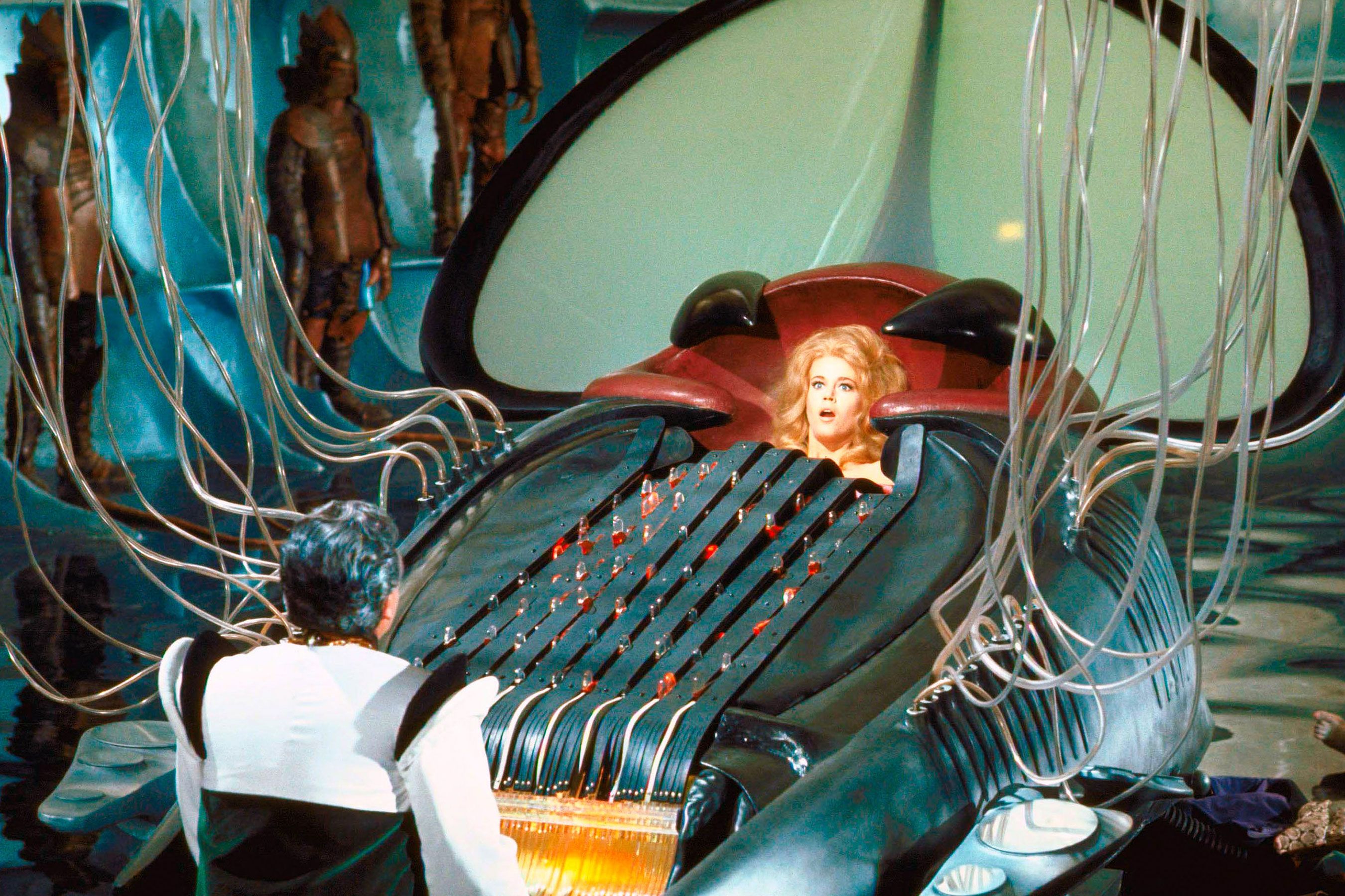 Jane Fonda alias Barbarella dans le film de Roger Vadim