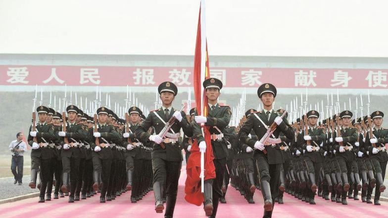 La Chine multiplie les démonstrations de force face aux velléité indépendantistes de Taïwan. (Photo AFP)