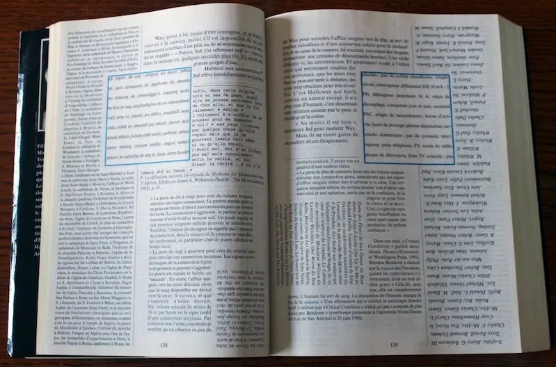 La déconstruction du texte à l'intérieur du roman