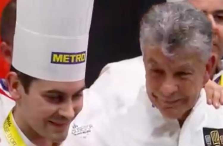 Paul et Régis Marcon aux Bocuses d'Or (capture d'écran d'une vidéo du Progrès)