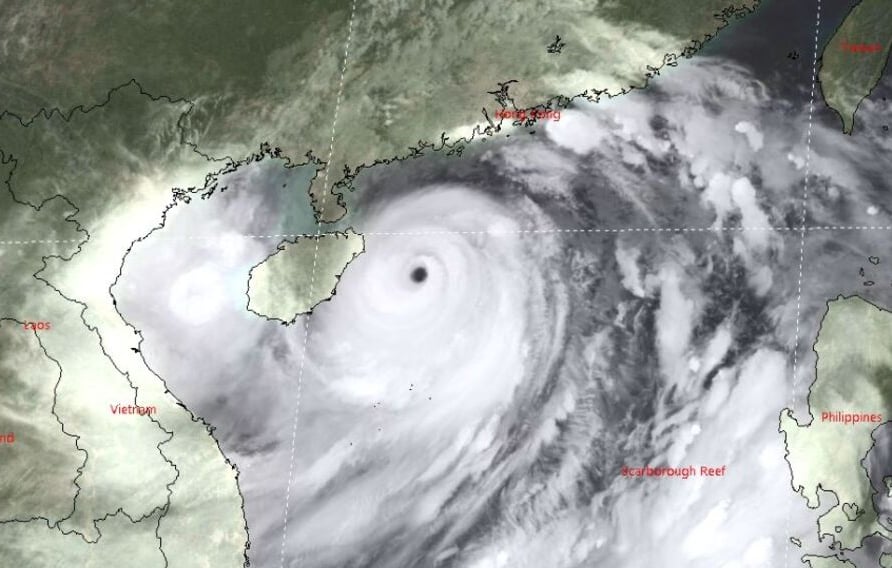 Le typhon Yagi s'est formé à l'est des Philippines avant de toucher le sud de la Chine et le Vietnam.