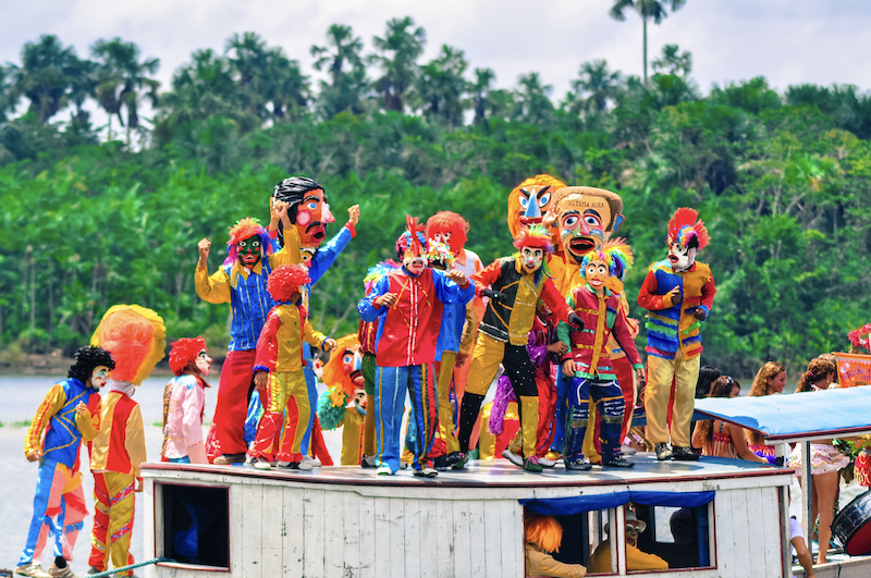 Le célèbre carnaval sur l'eau de Caméta (c) Fora do eixo