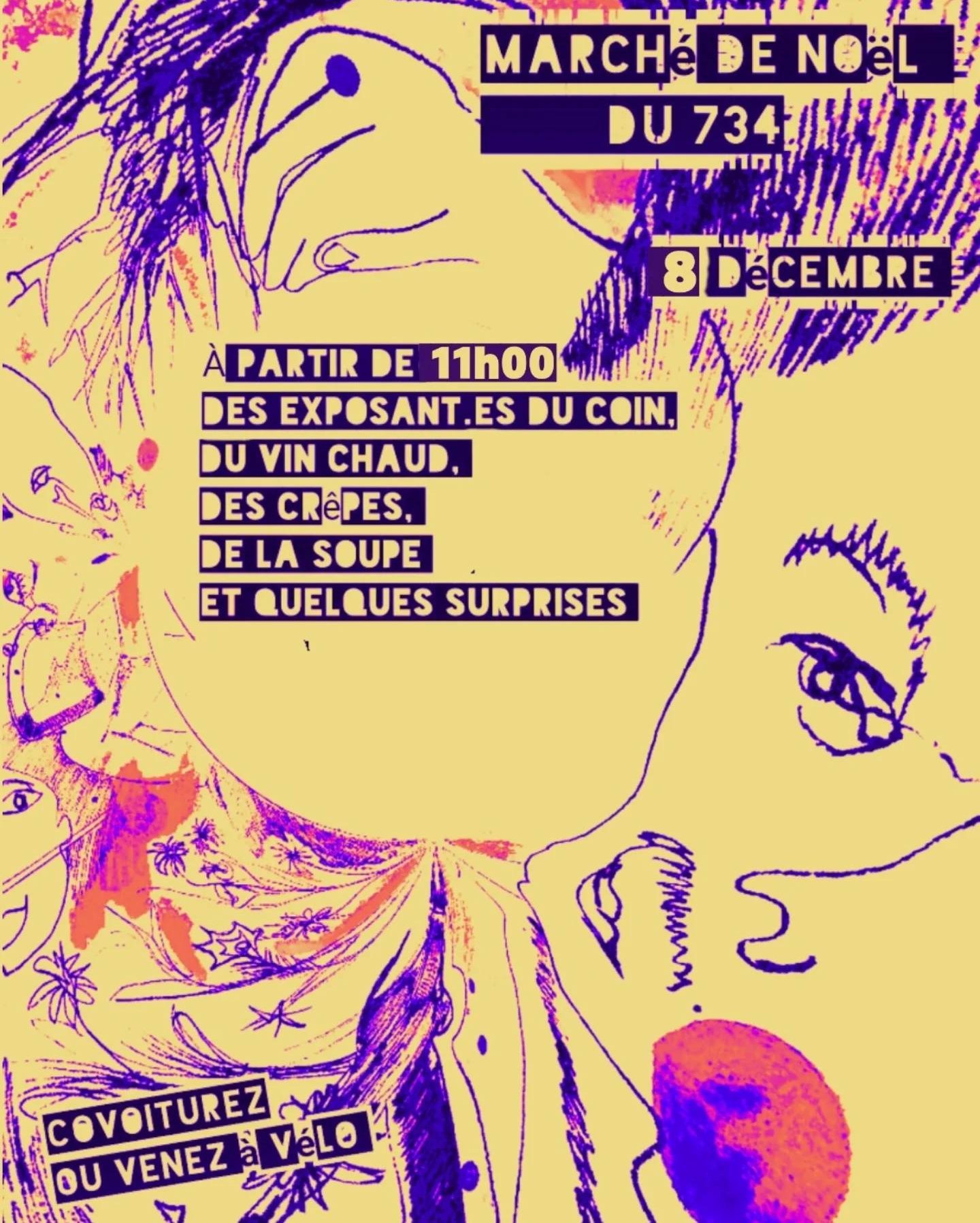 Marché de Noël du Collectif 734 à Crest (Drôme)