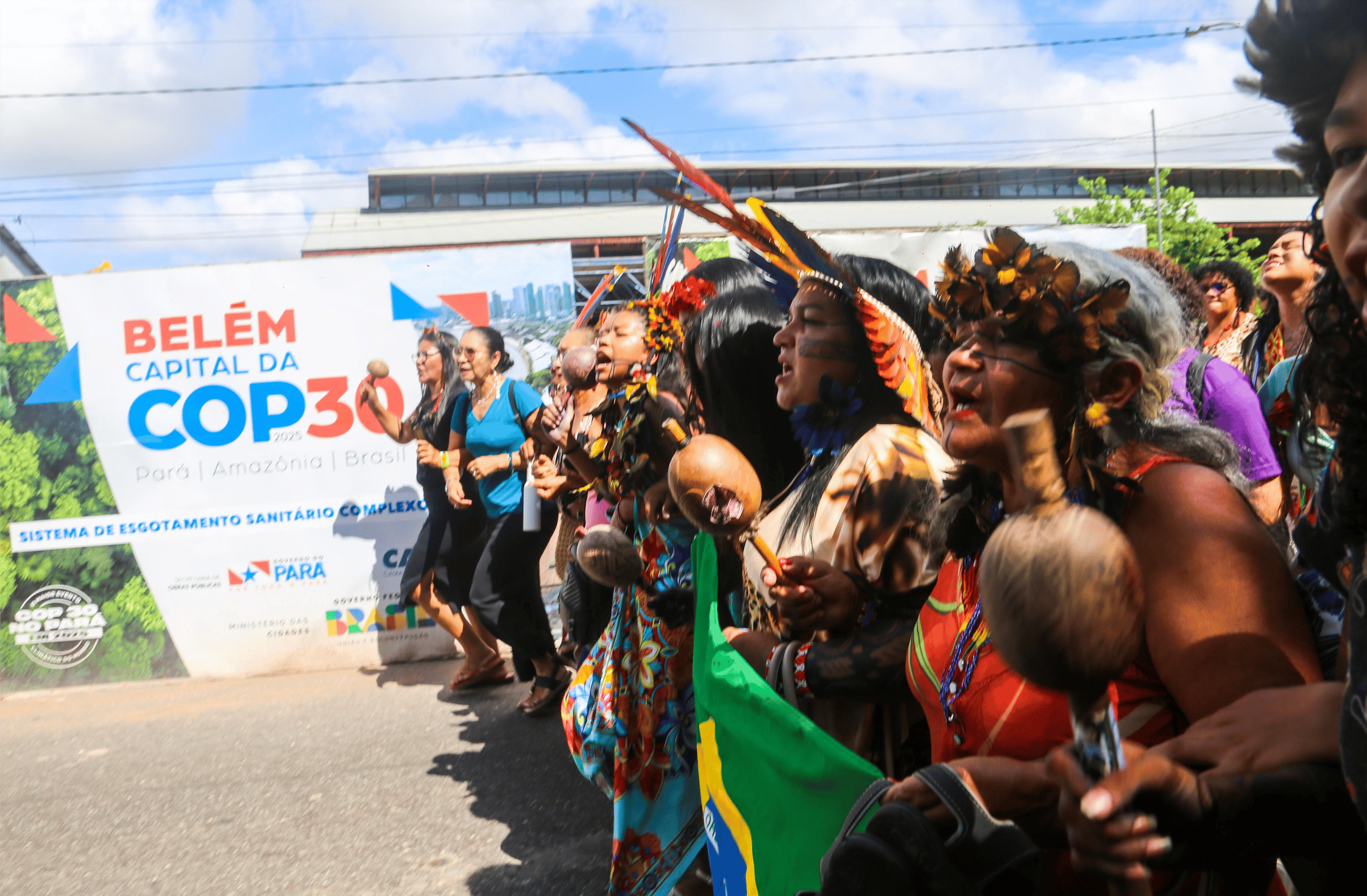 Manifestants à Belém en février 2025 (c) Amarílis Marisa