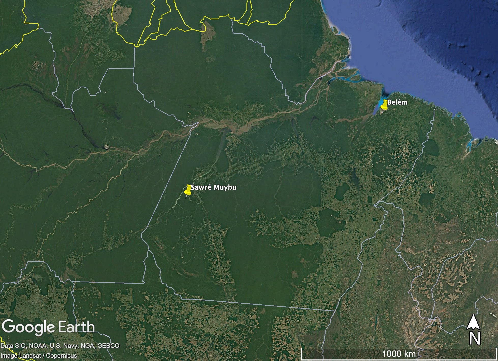 Le Para, le territoire indigène Sawré Muybu d'où vient Alessandra et Belém
