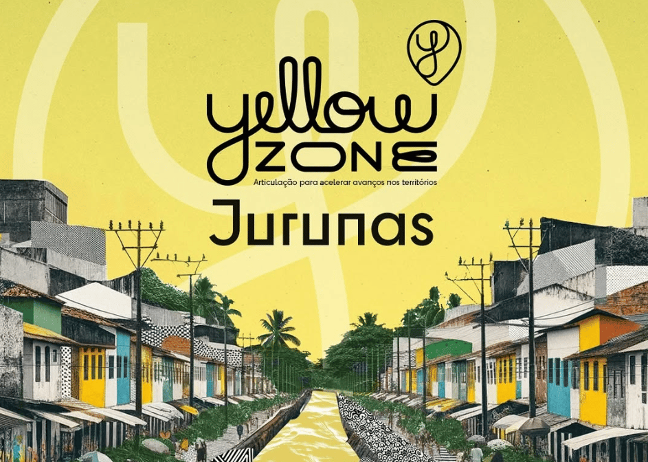 Affiche d'un évènement pour lancer la zone jaune du Jurunas, en septembre 2024 (c) Ian Ferreira