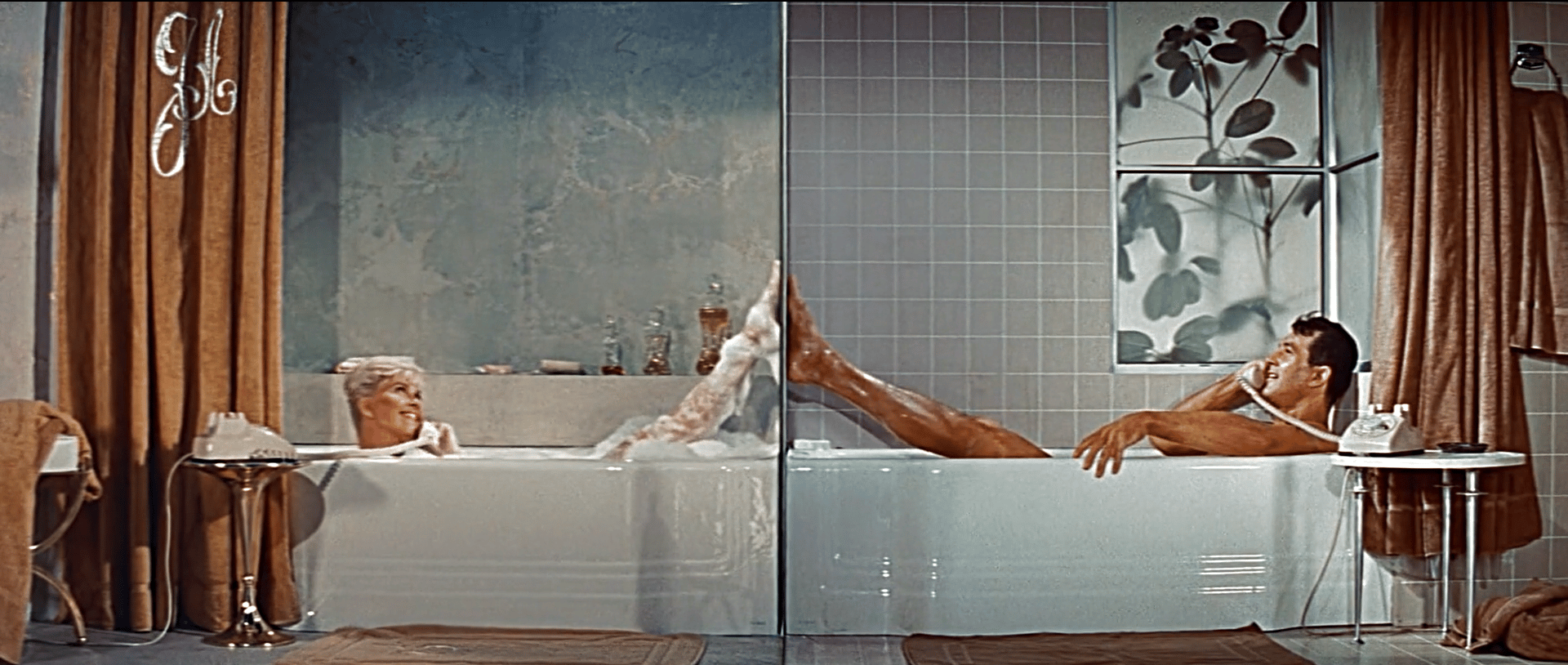 Doris Day et Rock Hudson dans Pillow Talk (1959)