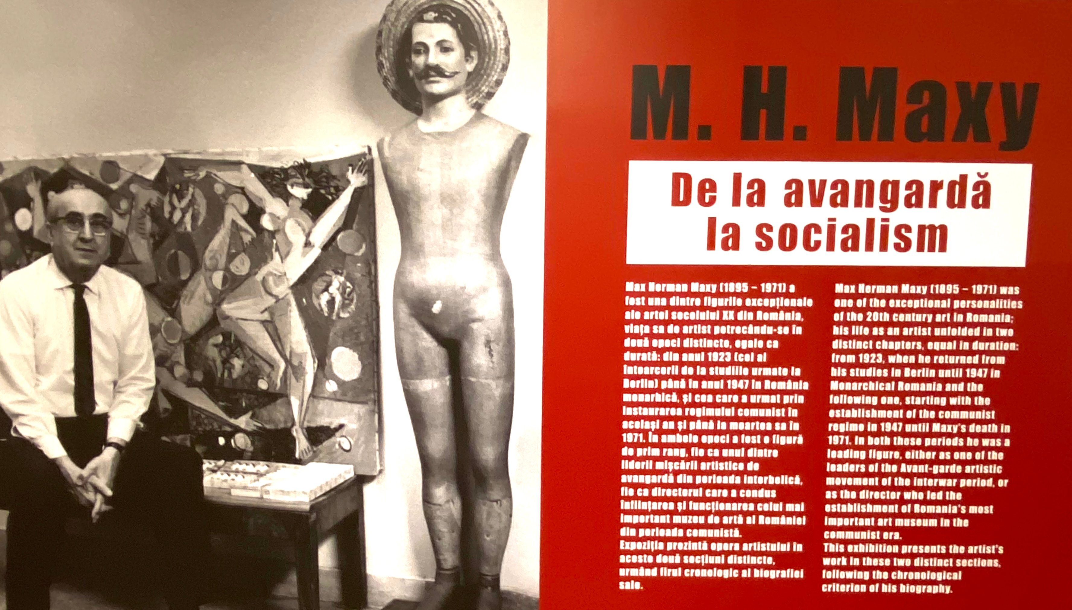 Musée d'Art : affiche d'une exposition en avril 2023
