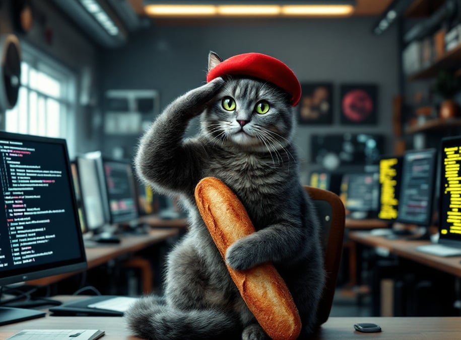 Image générée par Azerty avec Le Chat de Mistral AI (oui, notre fleuron français de l’intelligence artificielle)