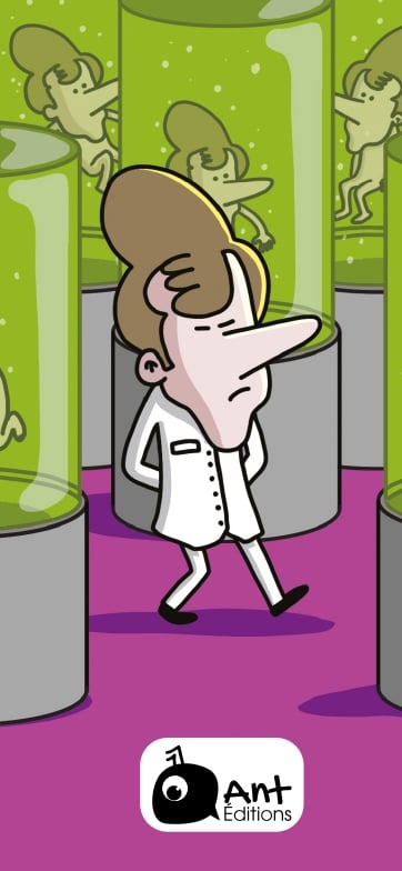 Extrait de la couverture de Vivre en Macronie T7