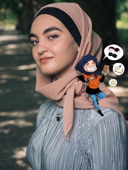La créatrice à un compte dédié à l'humour et ses illustrations et un autre, @nidonite_, réservé aux deux-roues.