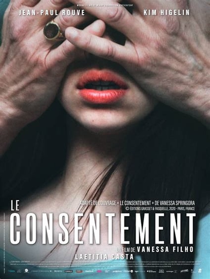 Affiche du film "Le consentement", tiré du livre éponyme