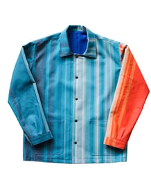 ©The Good Goods - La veste aux couleurs des bandes de réchauffement climatique