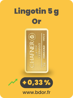 Lingotin Or 5 Grammes Or Gold