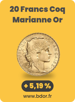 20 Francs Coq Marianne Or Gold