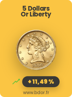 5 Dollars Or Gold