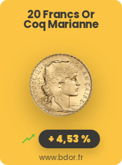 Pièce d’or 20 Francs Coq Marianne Gold