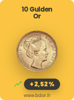 Pièce d’or 10 Gulden Gold