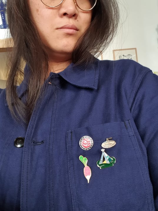 Ma veste se couvrira de pins et de broderies, c'est promis.